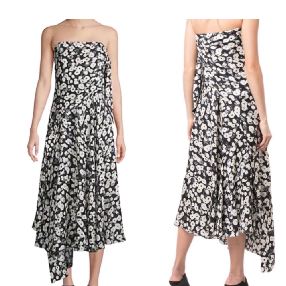 Derek Lam silk strapless dress - Picture 2 of 8